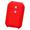 [IKT] Smart Key Silicone Cover for Suzuki Cars, 2 Buttons, Red/Wagon R/Wagon R Stingray/New