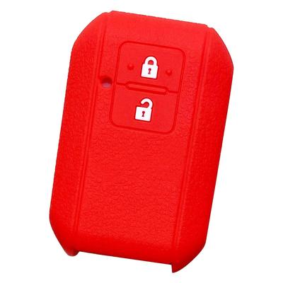[IKT] Smart Key Silikonhülle für Suzuki Autos, 2 Tasten, Rot/Wagon R/Wagon R Stingray/Neu
