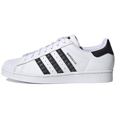 Tênis Superstar 'Logo Stripes White Black' H68101