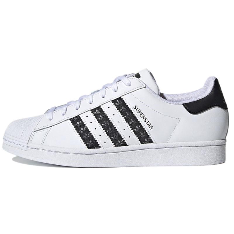 

Adidas Superstar Logo Stripes White Black Sneakers H68101 43⅓