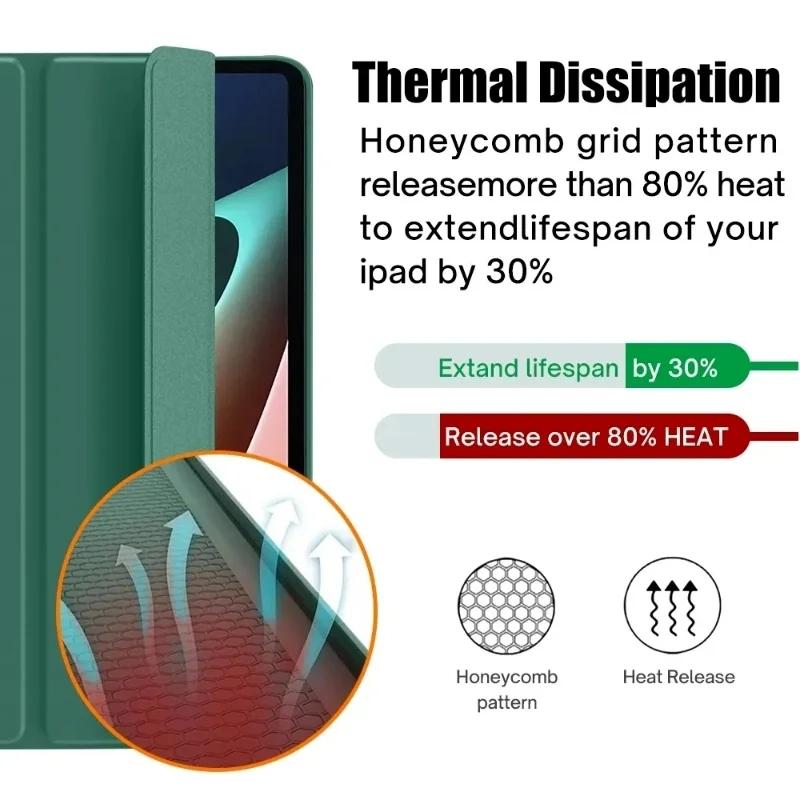 Smart Case For Huawei Honor MagicPad 2 12.3 Inch 2024 PU Leather Folding Stand Magnetic Cover For Honor MagicPad 2 12.3"ROD2-W09