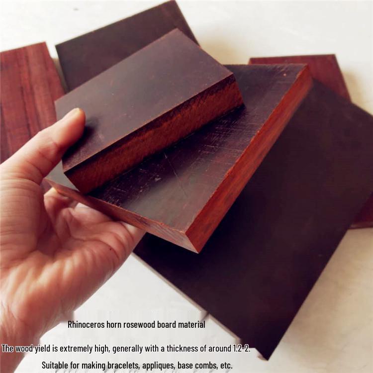 Ausverkauf Buddha-Perlen: Schnitzabfälle aus Palisander und Lila Sandelholz für die Handheld-Praxis