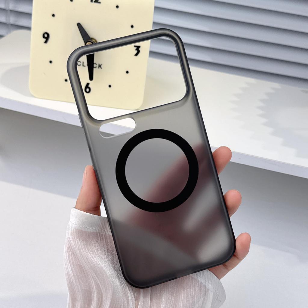 Xiaomi 17Promax & VIVO X300 Semi-transparent Magnetic Phone Case, Frosted Skin-feel, Find X9 Cover.