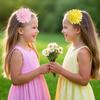 Großes Blumen Haarband Prinzessinnen Haarband Mode Accessoire Kopfbedeckung Haarschmuck