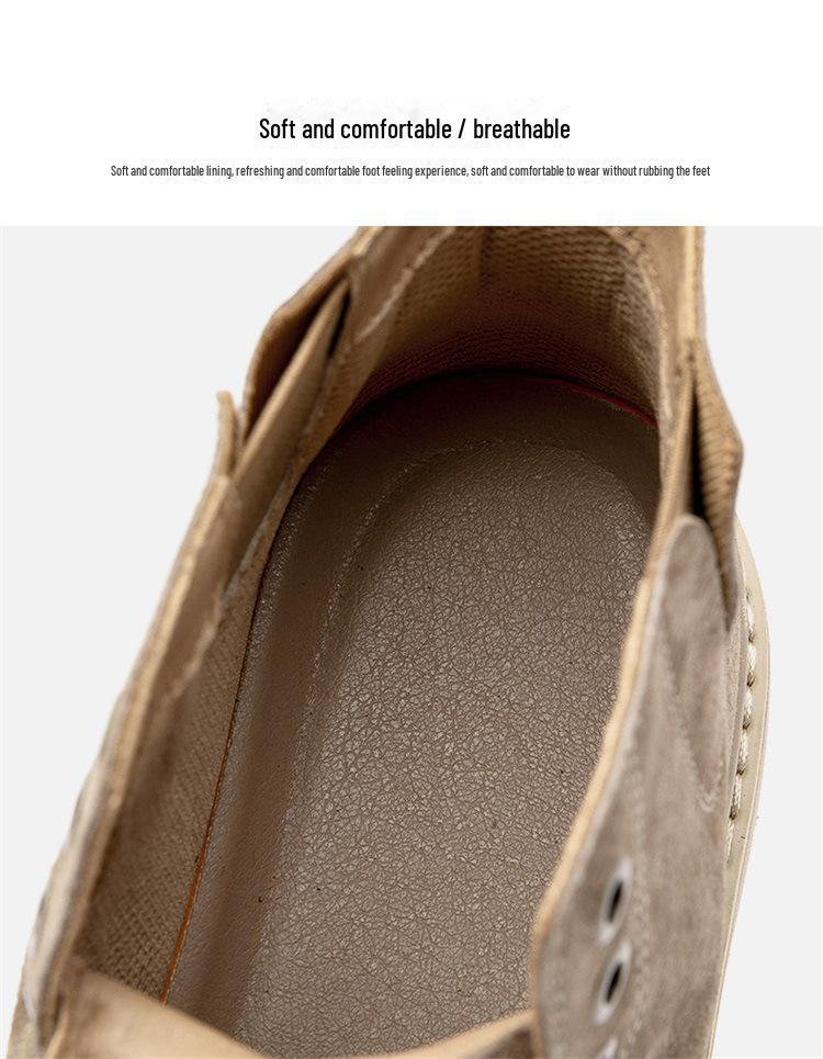 2022 Autumn Men’s Suede Martin Boots: British Style, Versatile Casual Mid-Top Shoes