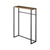 Console Table Tower Black Storage Entrance Hallway Entrance Stand Scandinavian Shelf Rack Wooden Top Board Stand Living Yamazaki Jitsugyo Stylish