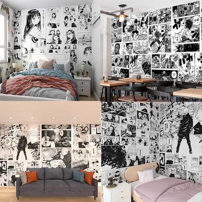 Japanese Anime Popular Selfadhesive Wall Stickers Wallpaper Decoration Room