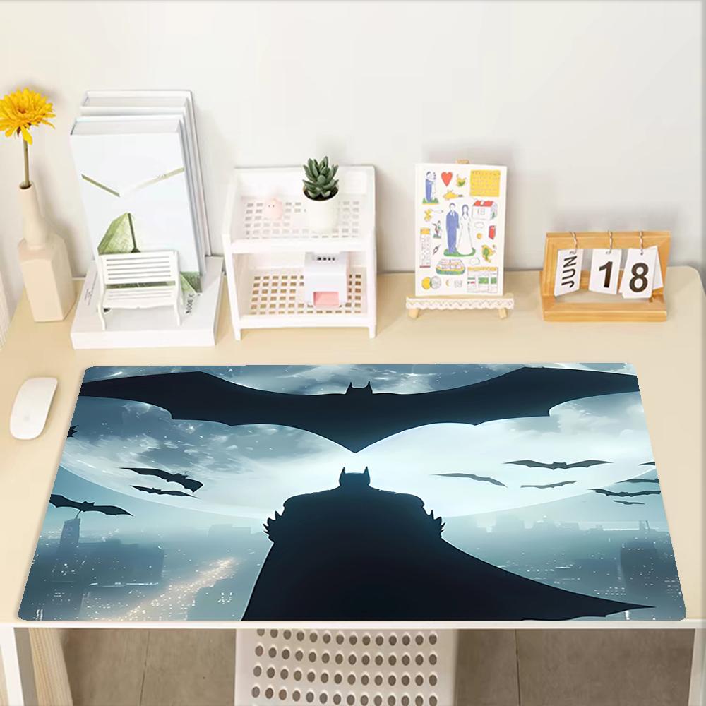 Batman Theme Mouse Pad, Non Slip Rubber Base, Multifunctional Office & Home Decor, Perfect for Workspace Personalization.