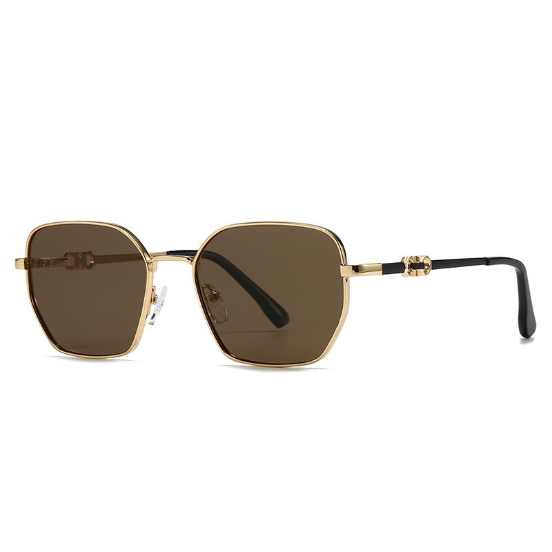 Sunglasses Popular Cross-Border Export Item Men's Sunglasses for European and American Street Style Instagram Influencer Model Square Sunglasses 1410