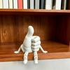Desktop Ornament, 3D Printing One-Piece Molding with Smooth Surface, Movable Joints Adjustable Posture Figure for Healing Gift Home Decor