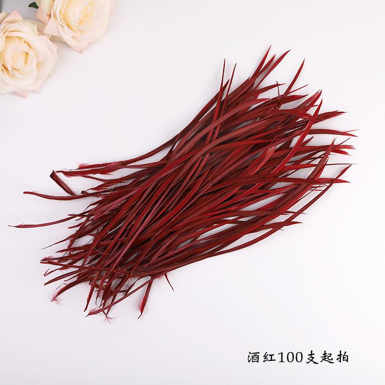 

50Pcs Various Colors 12-20Cm High Quality Goose Feather Torn Unilateral, Colored Feathers, Feather Products