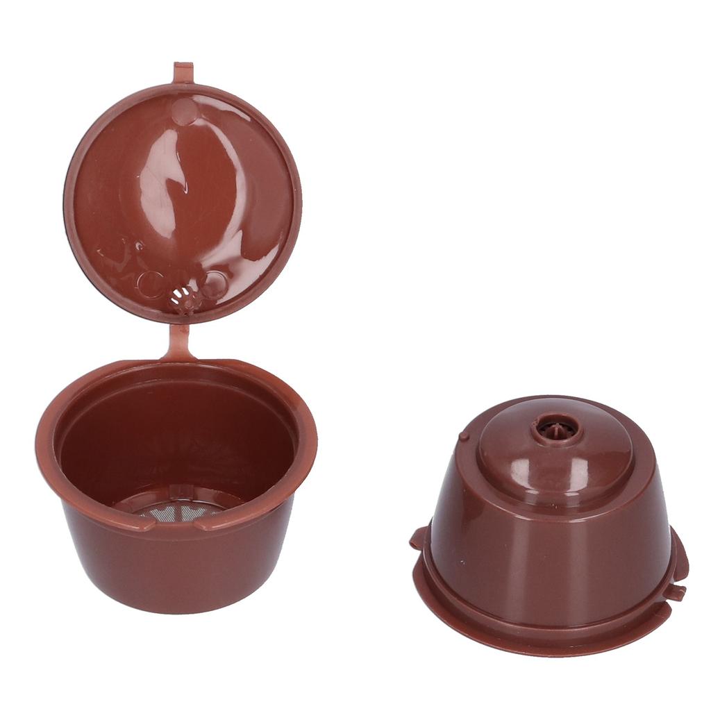 Wiederbefüllbare Kaffeekapsel Wiederverwendbarer Kaffeefilter für Gusto Maschine mit Löffel Bürste