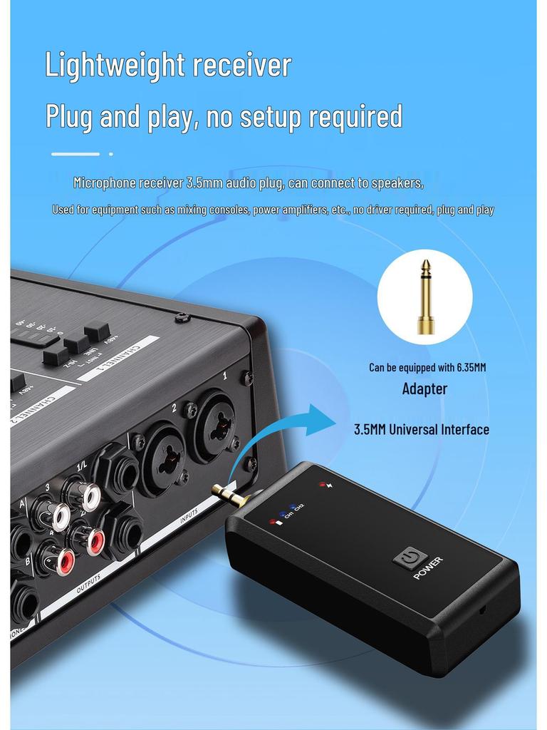 Reverb Universal Wireless Microphone: Home KTV, Outdoor, Stage, Live Broadcast, Professional 2.4G.