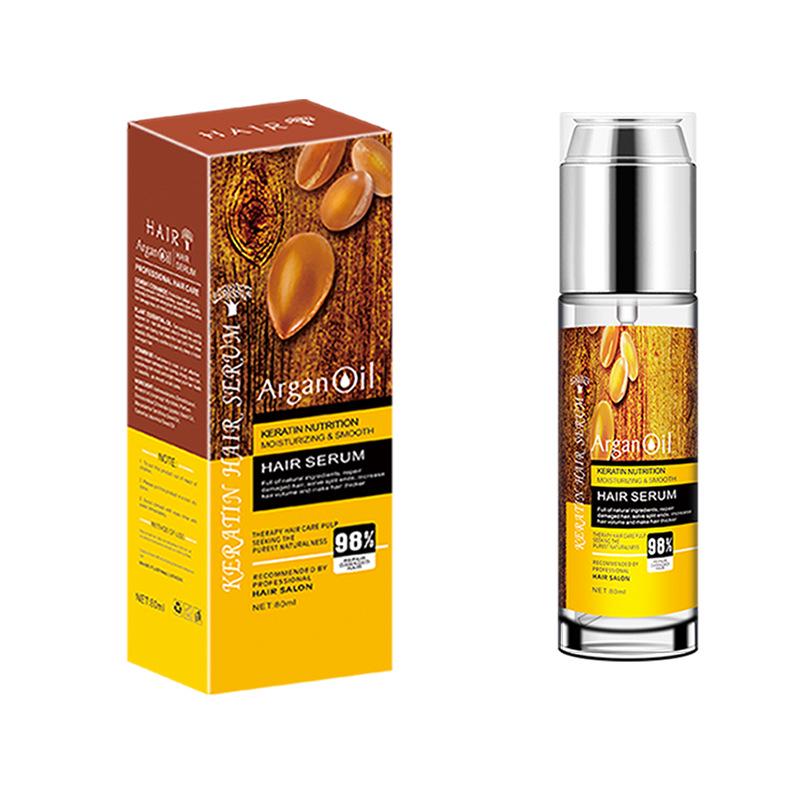 Moroccan Argan Hair Oil: Repair & Smooth Dry, Damaged Hair, Anti-Frizz Leave-In Treatment