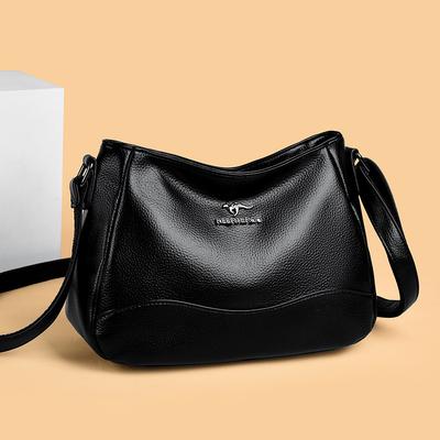 High-end Single-shoulder Bag Made of Soft Leather, Suitable for Casual Wear, Fashionable and Large-capacity Crossbody Bag