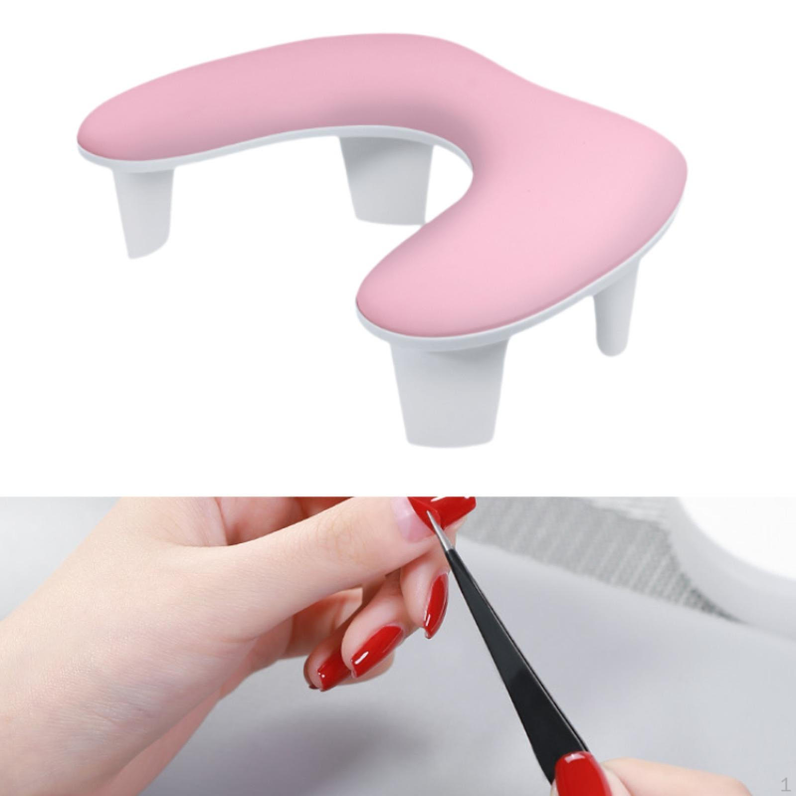 

Manicure Arm Rest ,Manicure Nail Tool ,U Shaped, Station ,Soft, Hand Pillow Armrest for розовый