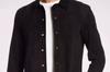 Handmade Casual Party Formal Stylish Mens Black Pure Soft Suede Leather Shirt