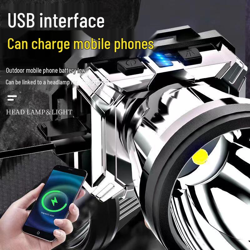 UOSU Wiederaufladbare LED-Stirnlampe mit Sensor