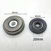 2pcs/set For M10 Quick Release Grinder Pressing Plate Angle Grinder Flange Nut Set Inner Outer Flange Nut For M10 Shaft.