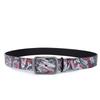 Graffiti Pure Cowhide Belt Personalized Decorative Genuine Leather Belt