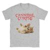 Cannibal Corpse Cat Popular T Shirts  100 Cotton Tshirt for Male Y2K Retro Wholesale Short Sleeve Top Tees