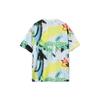 Li Ning Graffiti Letter Print Crew Neck Casual Short Sleeve T-Shirt Men Tops Multicolor AHSR089-2