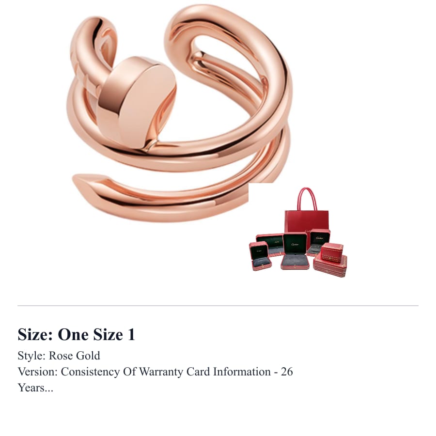 CARTIER JUSTE UN CLOU 18K Gold