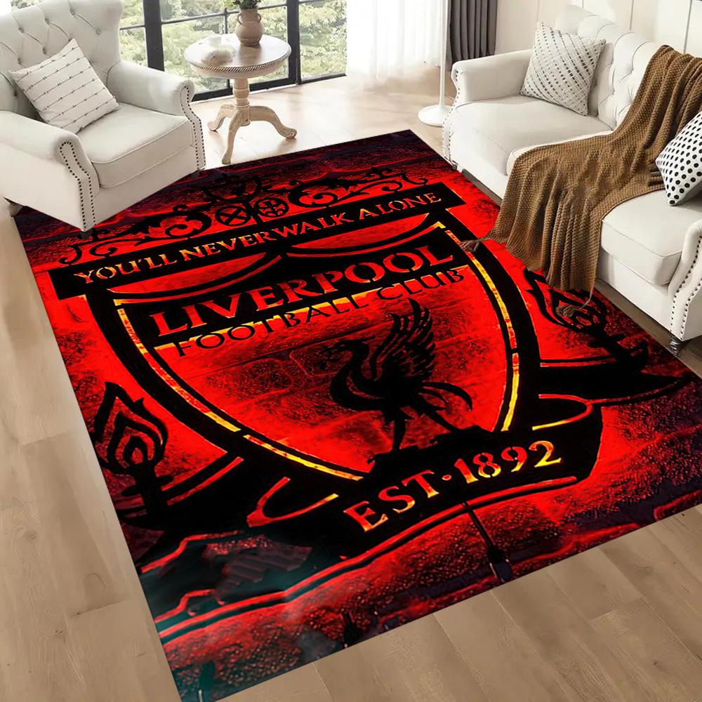 Liverpool Football Club Teppichdesign Für Eingangsbereich Küche Balkon Dekorieren Zimmer Rutschfester Teppich Dekorieren Büros