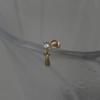 14k Cubic with Drop Piercing