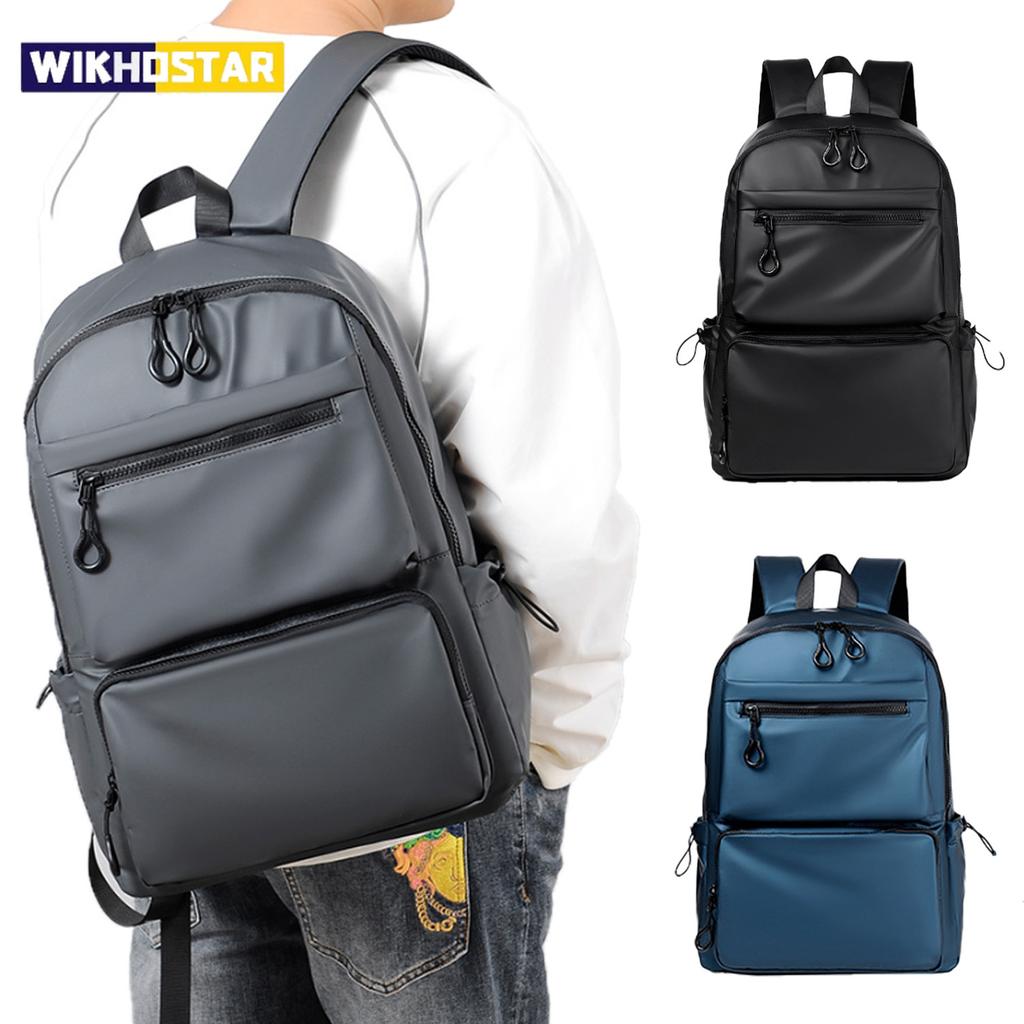 A 14 Inch Computer Backpack Large Capacity Simple Durable Men's Backpack Lightweight Men's Travel Backpack Student Schoolbag