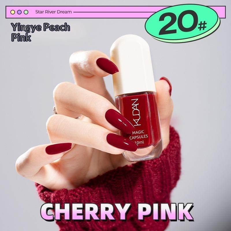 No-bake, Quick-drying, Odorless, Fine Glitter, Sparkly, Nude, Water-based, Peel-off Nail Polish.