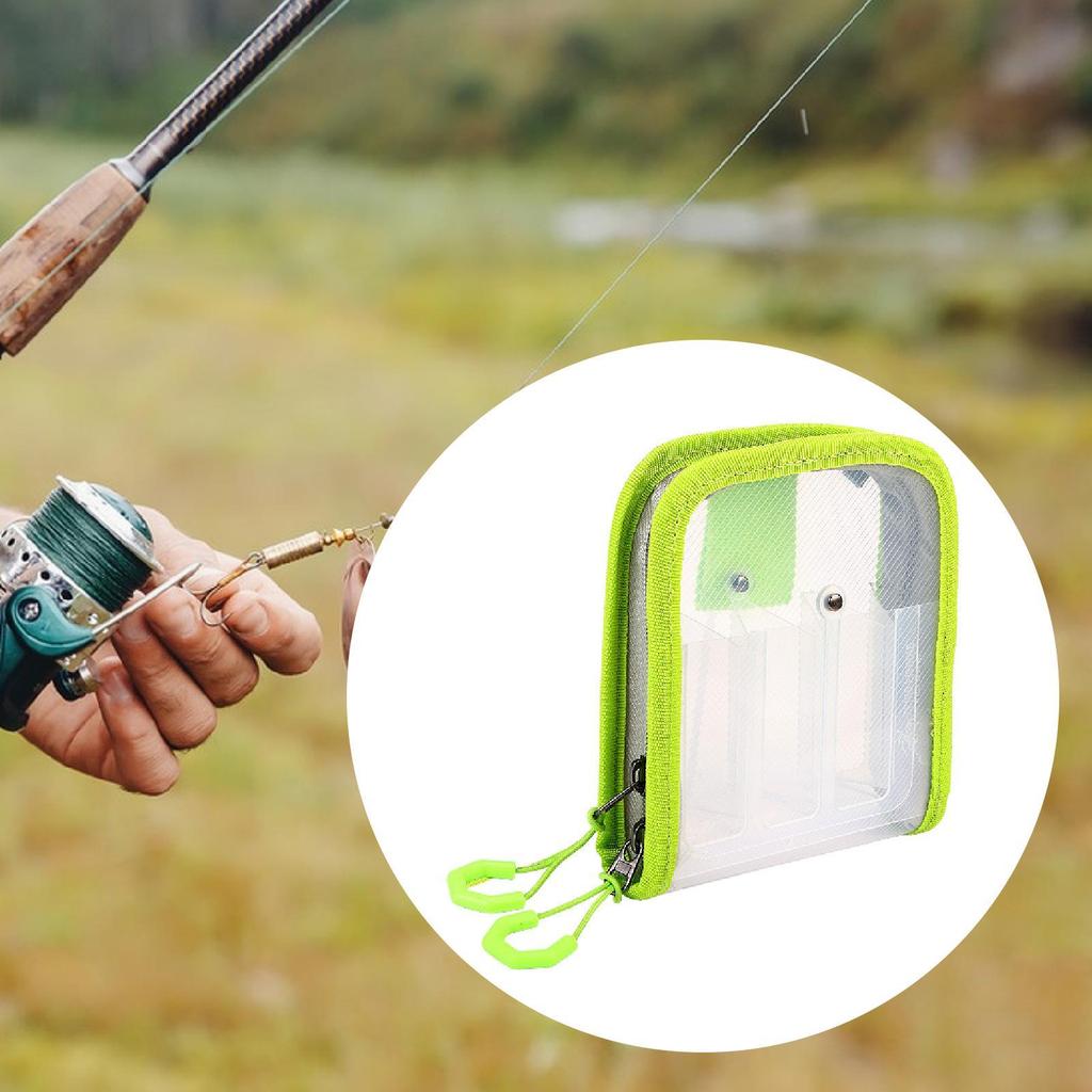 Fishing Lure Bag Accessory Protective Fishing Gear Organizer Outdoor Freshwater Zipper Versatile Compact Squid Jig Storage Bag