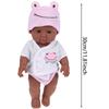 30cm Doll Baby Doll Toy Soft Vinyl Lifelike Baby Toys for Children Boys Girls
