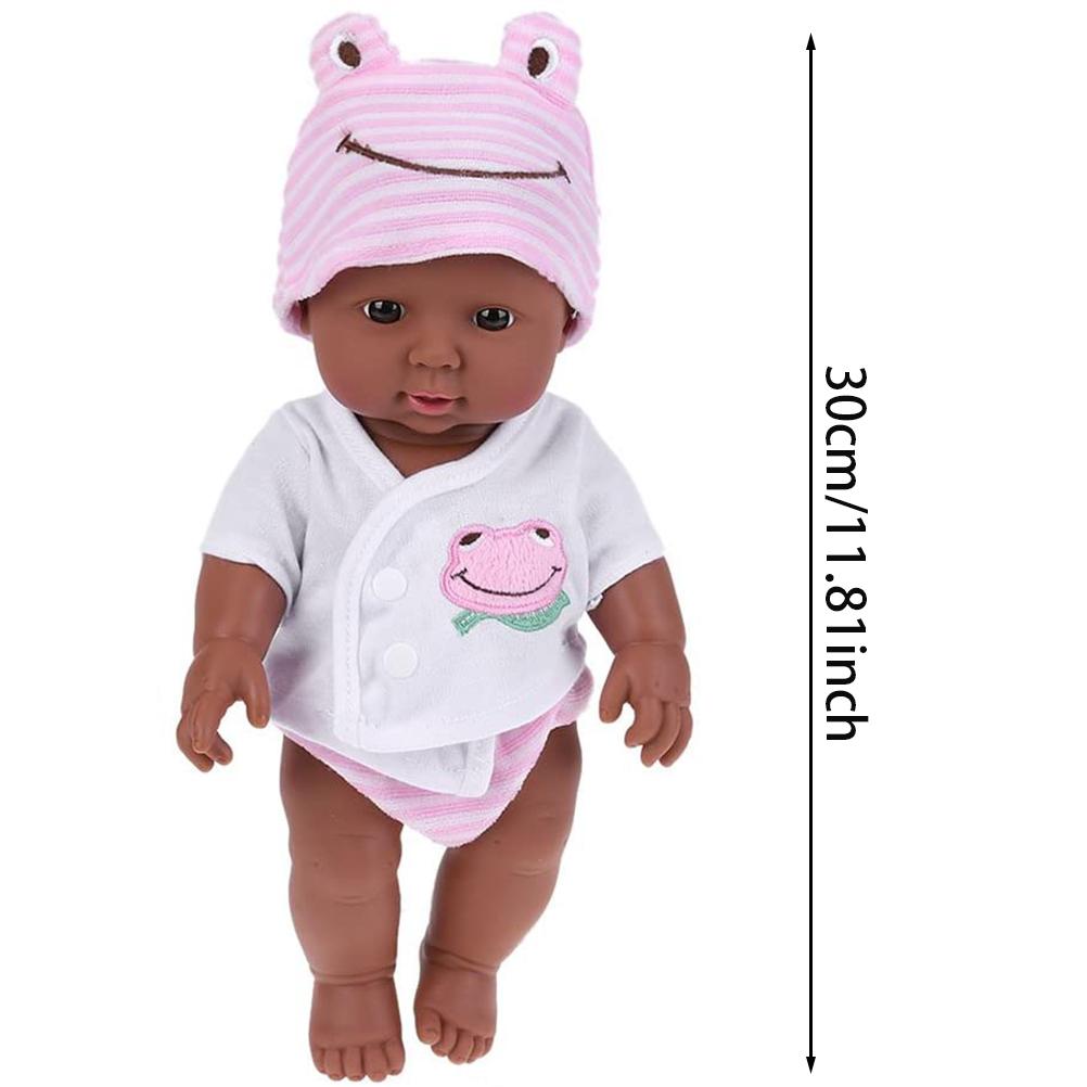 30cm Doll Baby Doll Toy Soft Vinyl Lifelike Baby Toys for Children Boys Girls