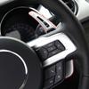 Car Shift Paddles Decorative Cover Stickers Fit For Ford Mustang 2015 Up Aluminum Alloy Interior Accessories