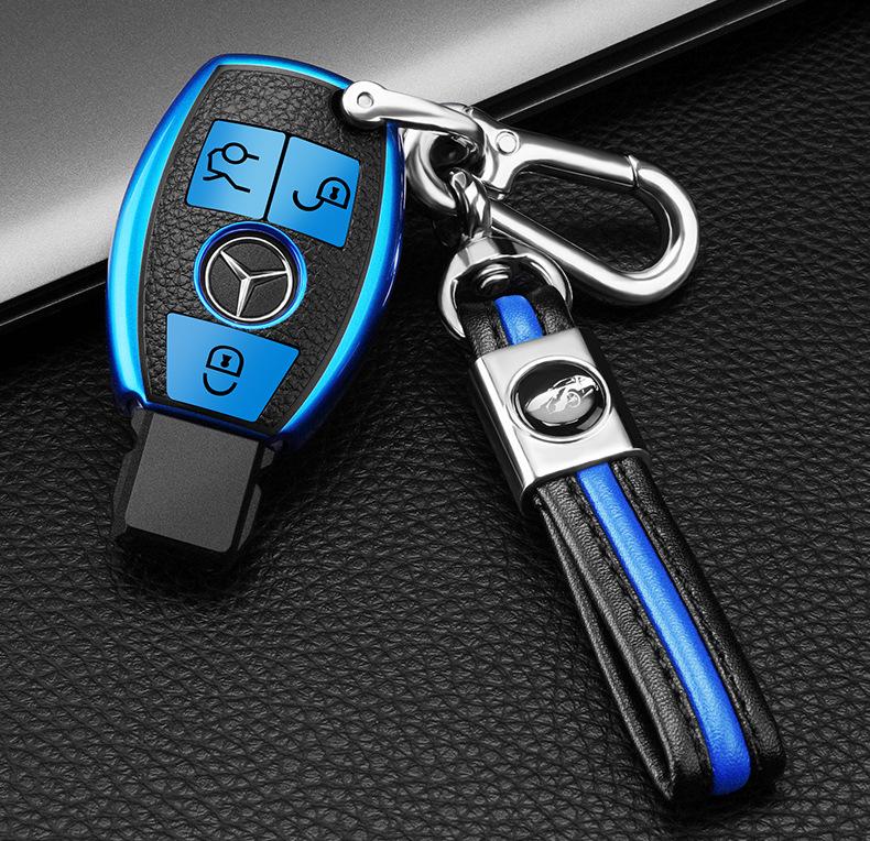 Mercedes Key Case Cover for GLC260L, E-Class E260L, C200L, GLE320, GLA200, S-Class, Viano