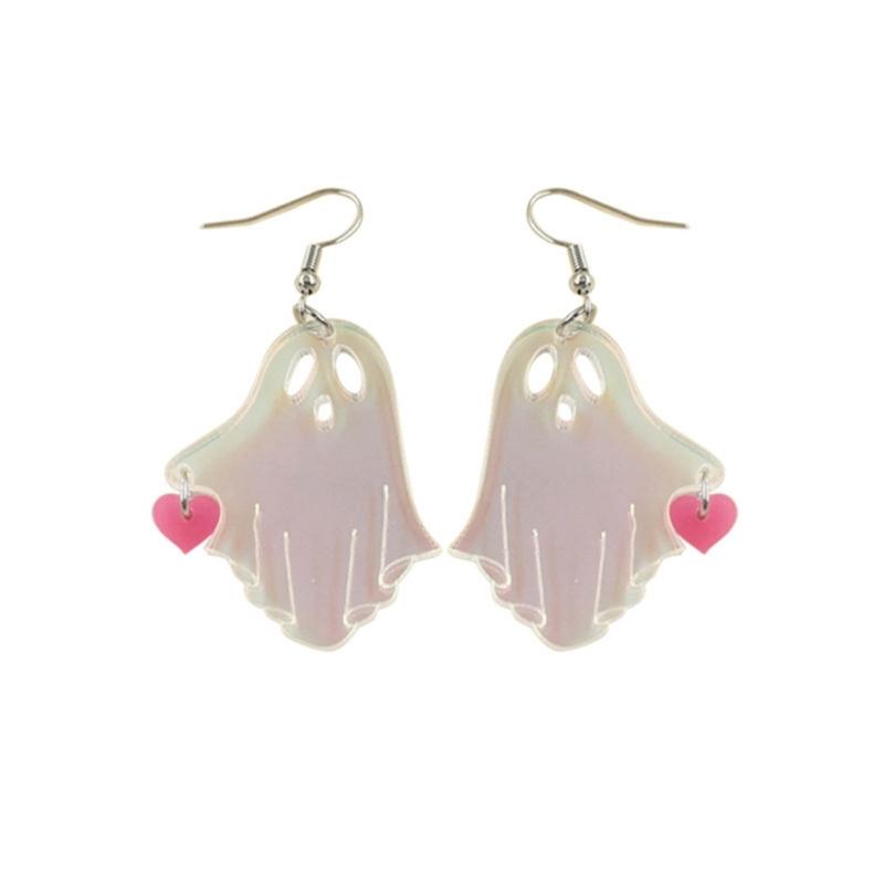 

Novelty Acrylic Specter Earrings Holiday Party Favor Decoration Supply Colorful Specter Charm Stud Earring Jewelry Gift 1