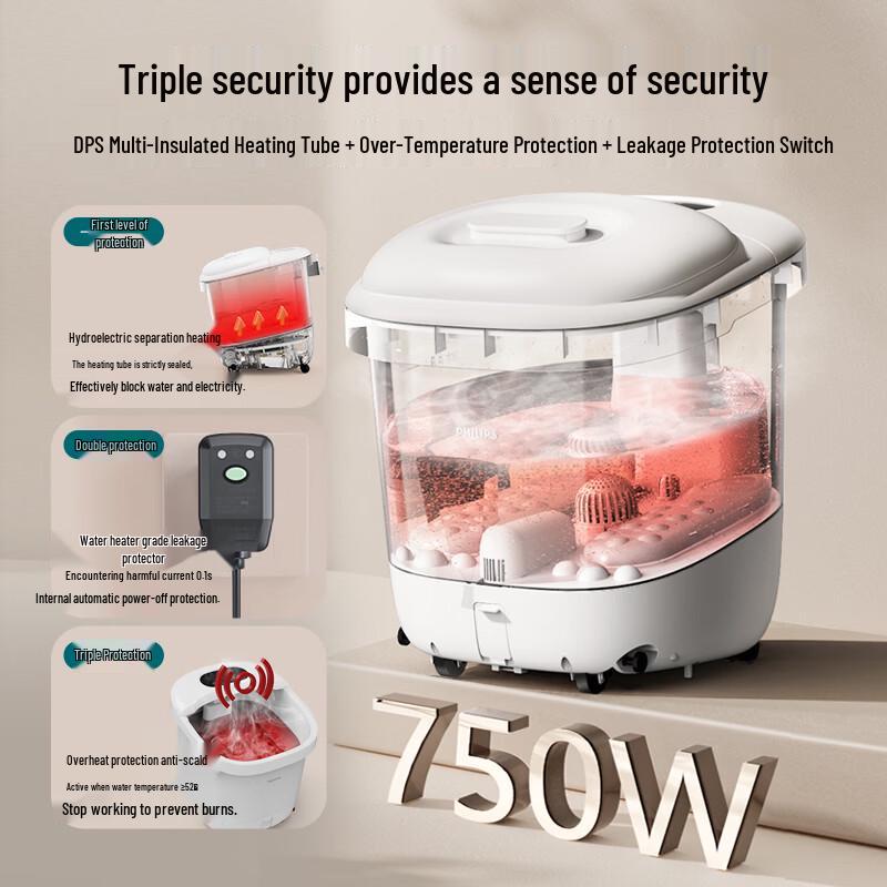 Philips Electric Foot Spa Massager with UV Sterilization