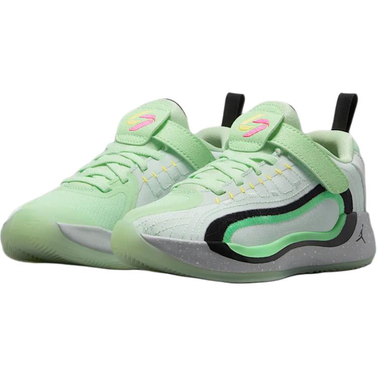 Jordan Luka 4 Comfortable Versatile Non-Slip Durable Low-Top Kids Basketball Shoes Kids Basketball Shoes Green HJ5226-300