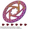140MM Brake Disc for Kukirin G2 Pro G2 MAX Electric Scooter Colorful Disc Brakes Part Stainless Steel Disc With 6 Screws