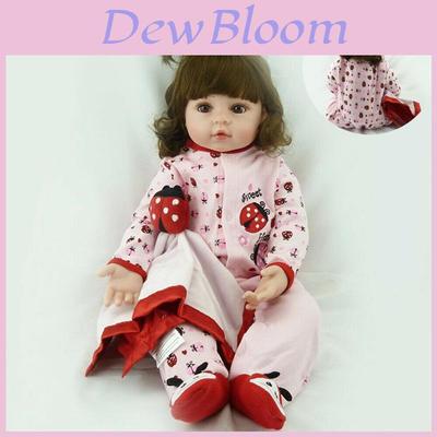Realistic 19" Reborn Baby Dolls In Soft Vinyl Silicone For Heartwarming Gifts