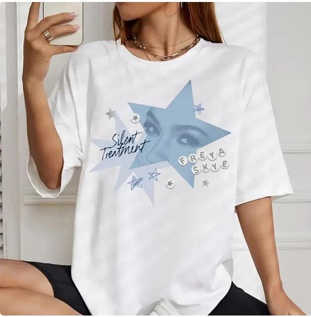 Freya Skye Silent Treatment Shirt, Retro Pop Music Graphic Tee S
