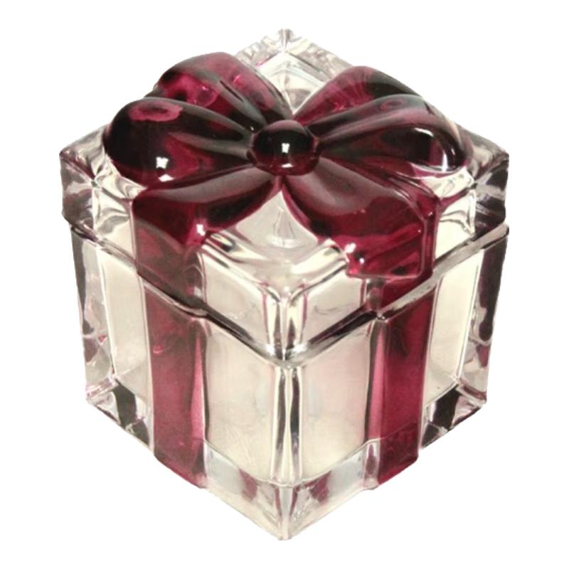 Flevents Европейская Ретро Хрустальная Стеклянная Банка с Крышкой и Бантиком