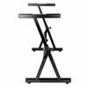 RockJam Z-Style Adjustable Portable Heavy-Duty Music Stand (Fits 54-88 Key Electric Pianos) Electronic Keyboard Stand (RJZZ363)