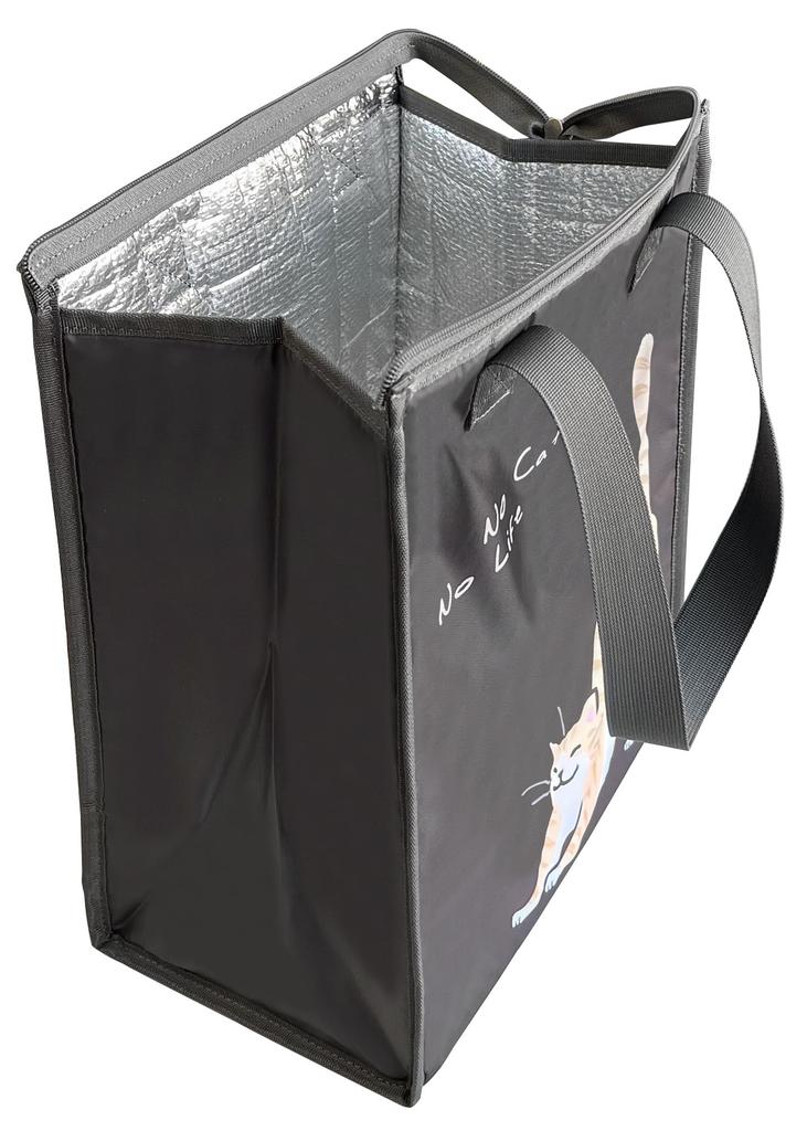 Ken Abeille Shopping Tote Shiba Gray [Onishi Seihan] Bag, Inu,