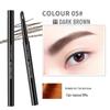 Water Lotus 3D Double-Ended Eyebrow Pencil: Waterproof, Sweatproof, Ultra-Fine, Natural, Smudge-Proof Makeup.