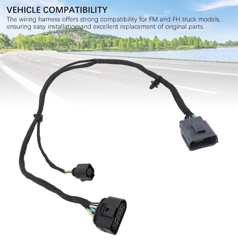 Headlight Cable Harness 82407496 82078418 82343408 for FM FH Truck Replacement Part Accessories Easy Installation
