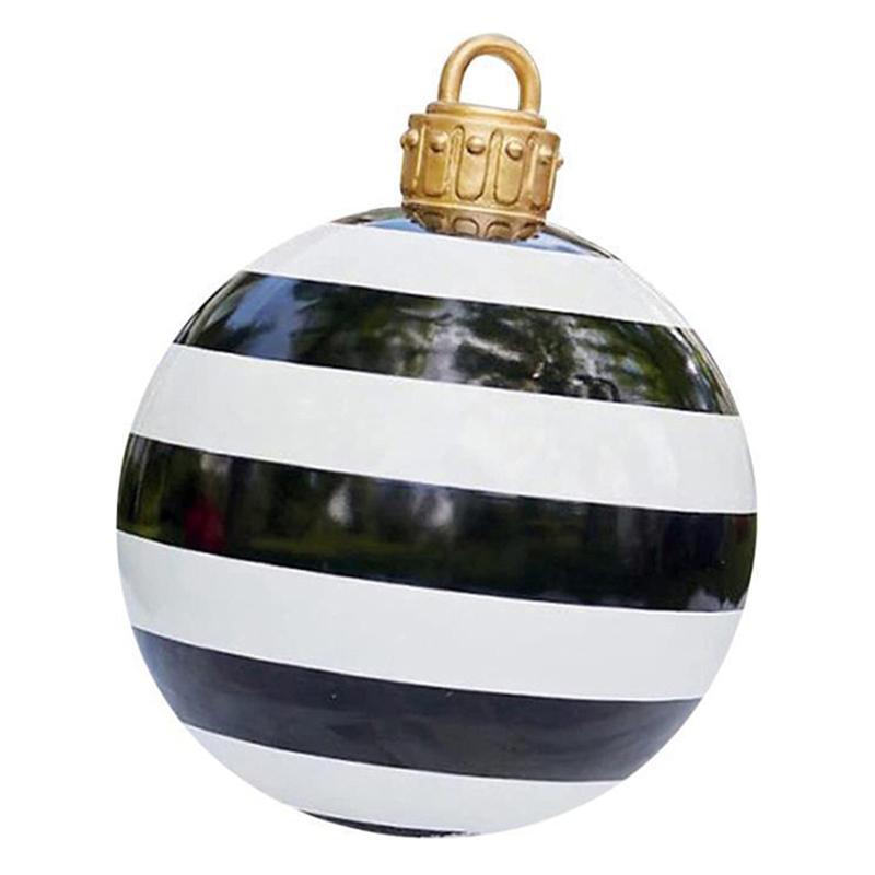 Weihnachten Aufblasbare Dekoration Ballon Drucke Handwerk Spielzeug Ball Festlichen Spaß Im Freien 60Cm