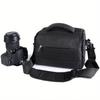 1PC Black Nylon DSLR Camera Bag. Portable, Waterproof. Fits Sony, Nikon,Canon, Panasonic DSLR Cameras Like Canon EOS Rseries Liu