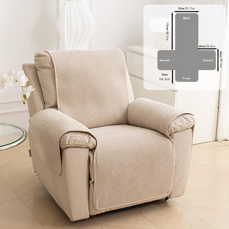 Luxury Comfortable Cotton Velvet Multifunctional Sofa Cushion Anti Slip Electric Recliner Mat Massage Chair, Sofa Cushion, Autumn and Winter Warm